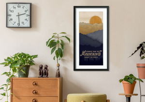 Younger Than the Mountains West Virginia Quote Print. Younger Than the Mountains West Virginia Quote Print.