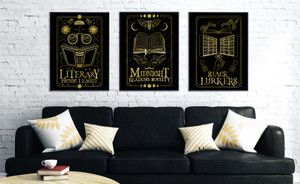 Tarot-inspired Art Print Set for Book Clubs and Readers Tarot-inspired Art Print Set for Book Clubs and Readers