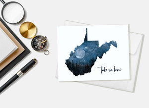 Take Me Home West Virginia Notecards Take Me Home West Virginia Notecards