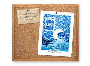 The Call of the Wild Graffiti-Style Classics - Literary Art Poster DIGITAL DOWNLOAD The Call of the Wild Graffiti-Style Classics - Literary Art Poster DIGITAL DOWNLOAD