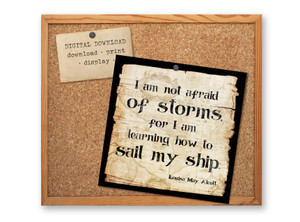 Louisa May Alcott Motivational Quote Poster DIGITAL DOWNLOAD Louisa May Alcott Motivational Quote Poster DIGITAL DOWNLOAD