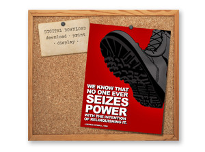 George Orwell 1984 Power Quote - Literary Art Poster DIGITAL DOWNLOAD