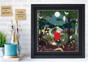 Lost Moon Holler Mural Appalachian Fine Art Print