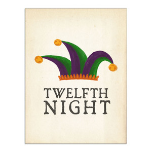 Twelfth Night Shakespeare English Lit Classroom and Library Poster Twelfth Night Shakespeare English Lit Classroom and Library Poster