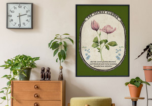 Secret Garden New Miracles Inspirational Quote Fine Art Print. Fine Art Paper, Laminated, or Framed Secret Garden New Miracles Inspirational Quote Fine Art Print. Fine Art Paper, Laminated, or Framed