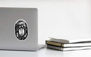 Mothman Flatlay Sticker Mothman Flatlay Sticker
