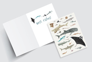 Best Fishes Card - Single or 8 Pack