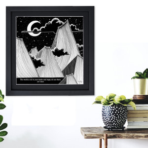 J.R.R. Tolkien Literary Quote Print. 