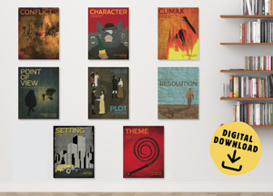 Elements of a Novel Set of Eight DIGITAL DOWNLOAD
