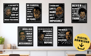 Twentieth Century Black Authors Set of Eight DIGITAL DOWNLOAD