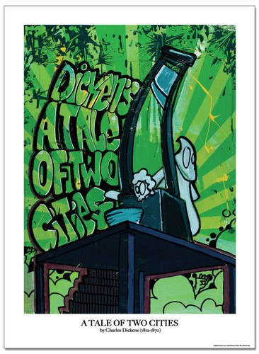 Tale of Two Cities Literary Poster