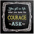 Courage to Ask Inspirational Quote Poster. Chalkboard Style Motivational Art Print.