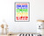 Loved More Than You Know A. A. Milne, Winnie the Pooh Literary Inspirational Print.