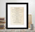 Mother Teresa Book Page Style Literary Quote Print. 