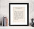 Ernest Hemingway Vintage Book Page Literary Quote Print. 