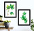 West Virginia Botanicals Watercolor Maple Leaves Set Fine Art Prints.