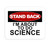 Science Caution Sticker