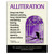 Alliteration: Literary Tools Poster