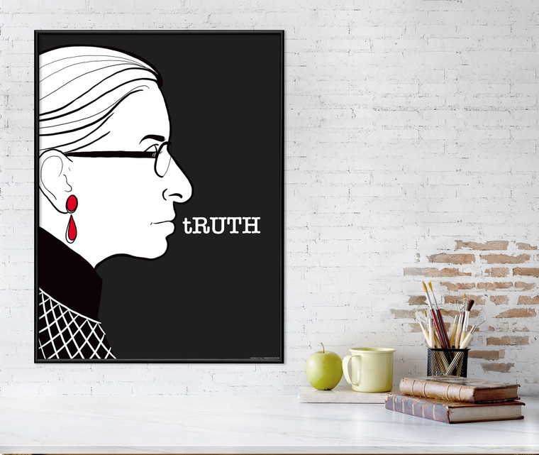 Ruth Bader Ginsburg  tRUTH Quote Art Print. 