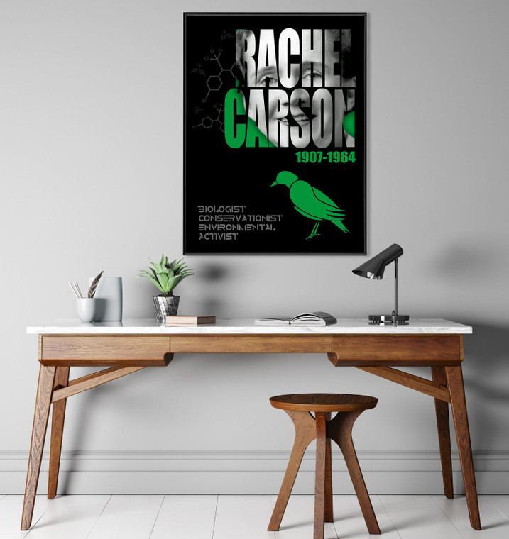 Rachel Carson Important Scientists STEM Art Print. Multiple Sizes and Finishes Available.