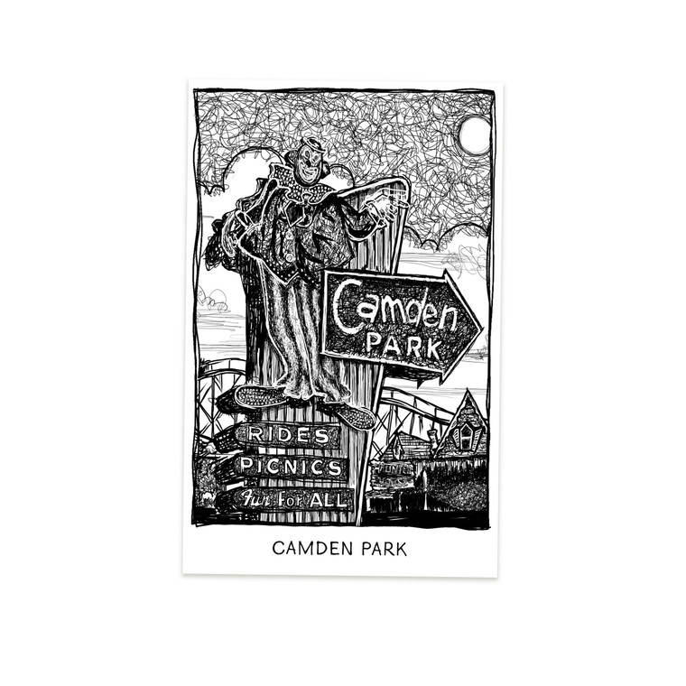 Camden Park Weird and Wondrous West Virginia Postcards. Pack of 5