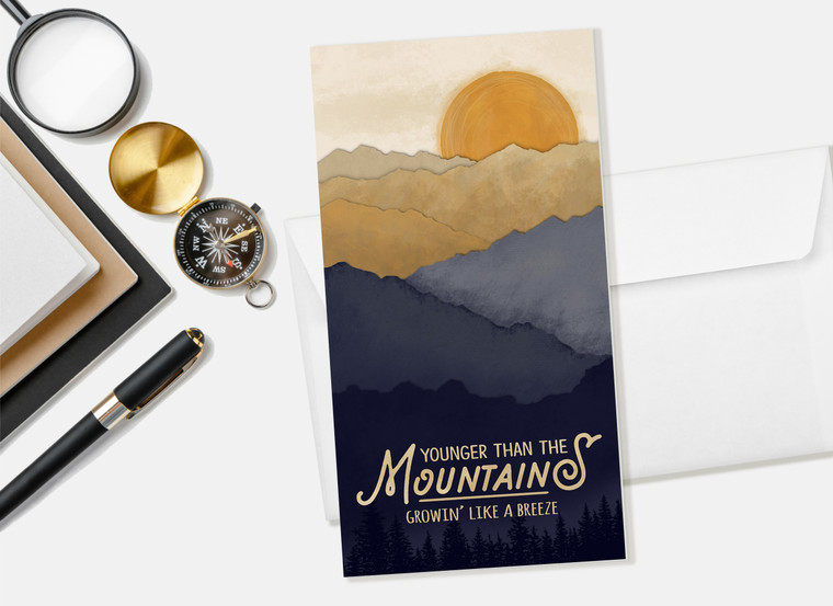 Younger Than the Mountains West Virginia Notecards