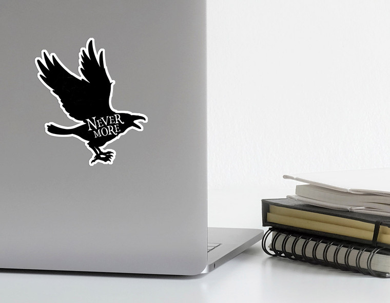 Nevermore Raven Sticker