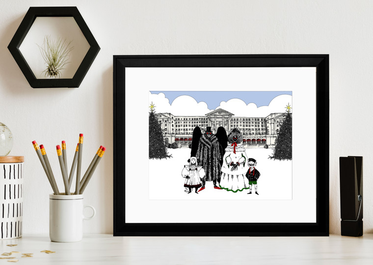 Merry Cryptids Greenbrier Fine Art Print