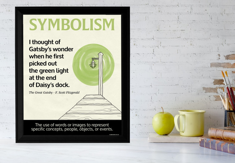 Symbolism: Literary Tools Poster