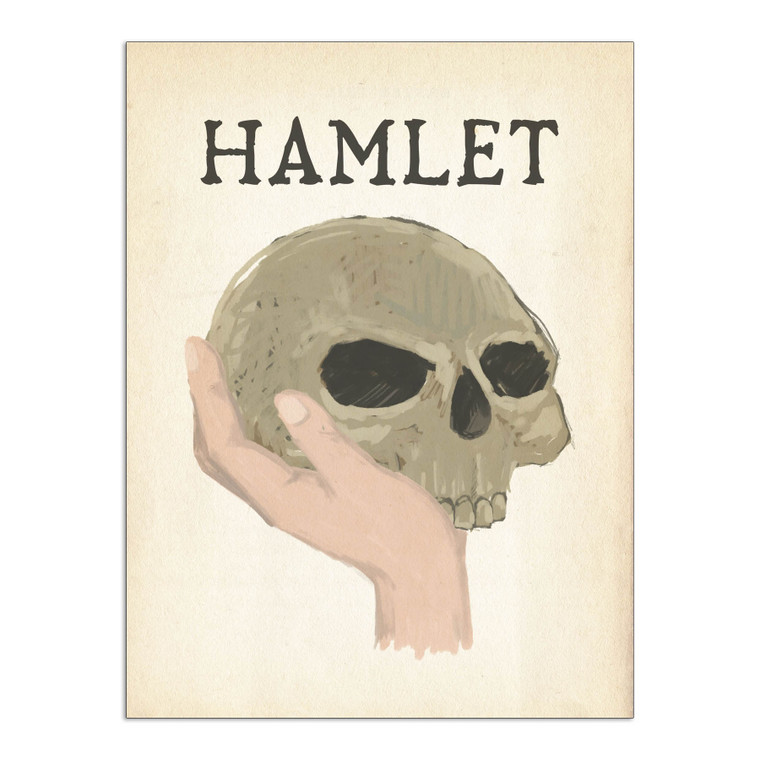 Hamlet Shakespeare English Lit Classroom and Library Poster