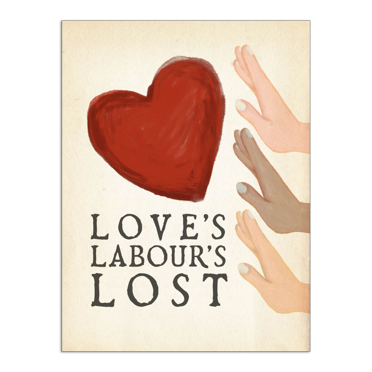 Love's Labour's Lost Shakespeare English Lit Classroom and Library Poster