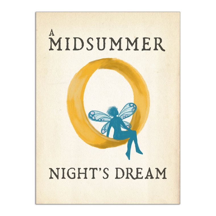 A Midsummer Night's Dream Shakespeare English Lit Classroom and Library Poster