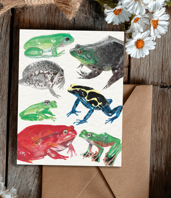 Hoppy Birthday Card - Single or 8 Pack