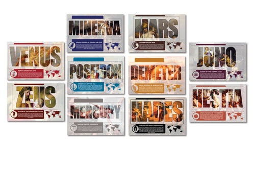 Greek and Roman Mythology 10-Poster Set for the Classroom - Echo-Lit