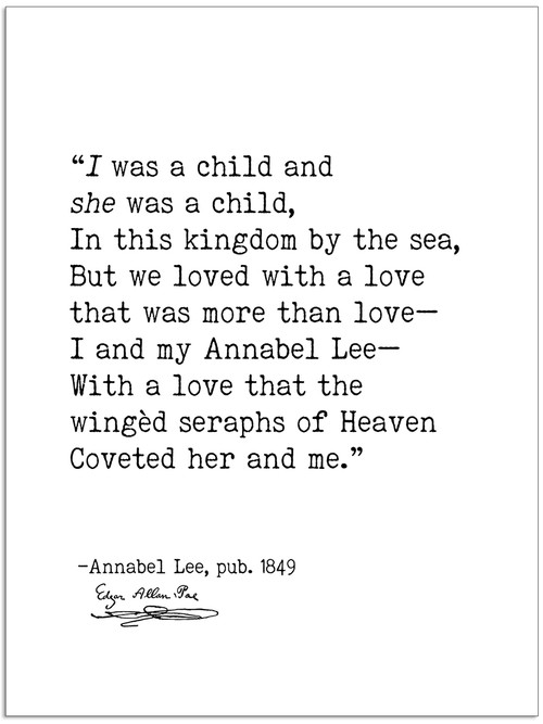 Compare And Contrast Annabel Lee And Edgar Allan Poe