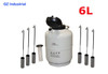 6L Cryogenic container for Liquid Nitrogen dewar 