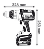 Bosch GSR 18 VE-2-Li Cordless impact drilling machine 