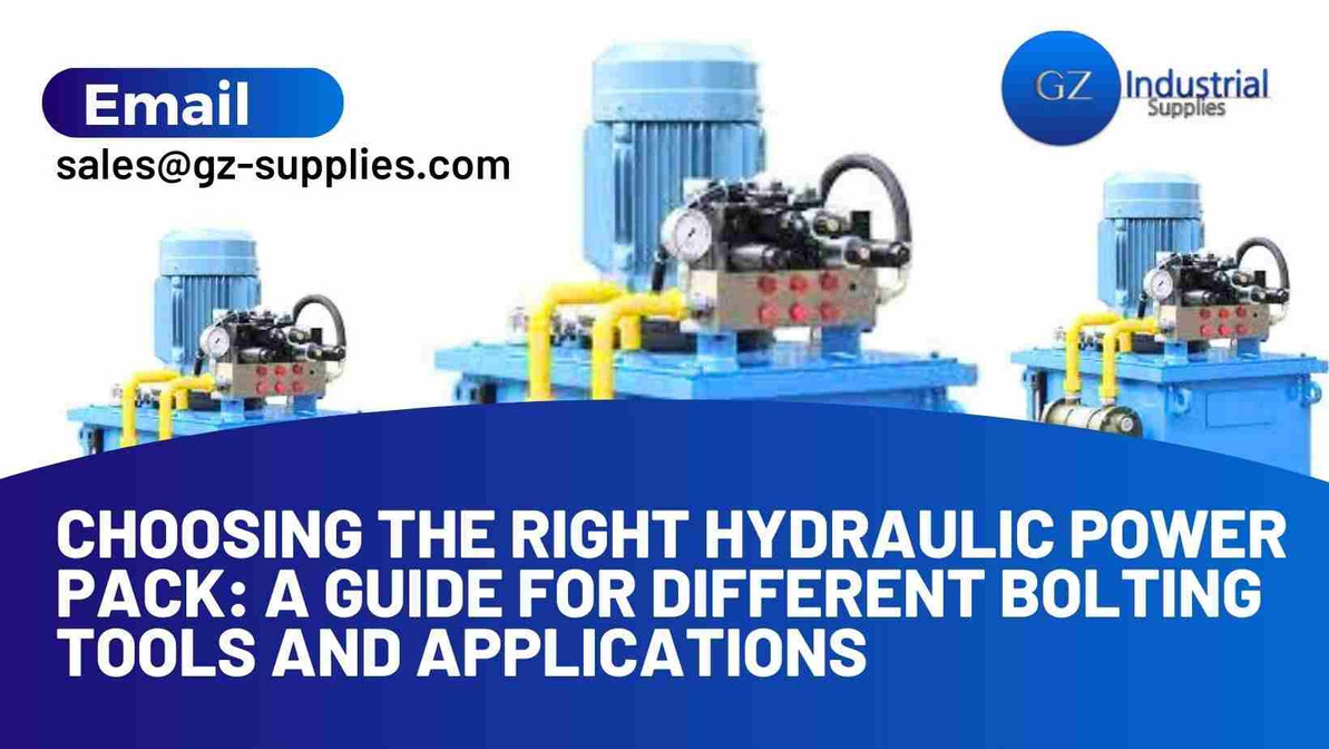 ​Choosing the Right Hydraulic Power Pack: A Guide for Different Bolting Tools and Applications