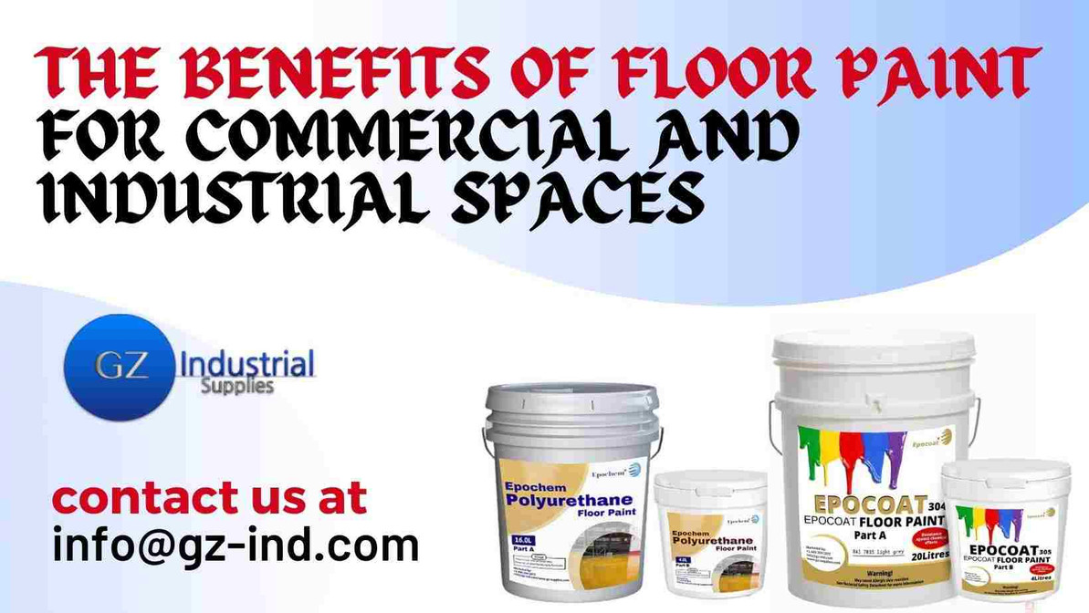 The Benefits of Floor Paint for Commercial and Industrial Spaces 