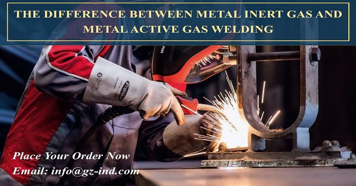 THE DIFFERENCE BETWEEN METAL INERT GAS AND  METAL ACTIVE GAS WELDING