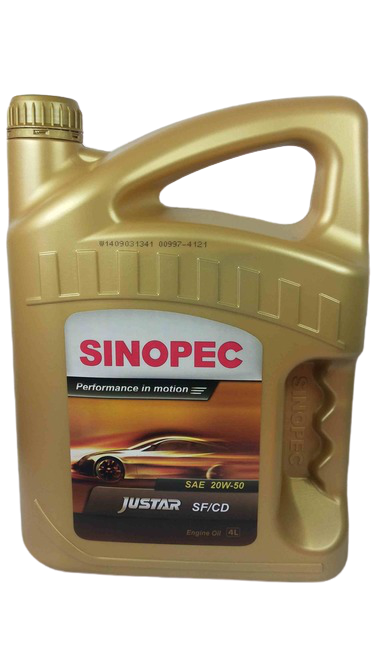 Sinopec Justar 20w50 Engine Oil SF/CD 4 liters keg Buy Online from GZ