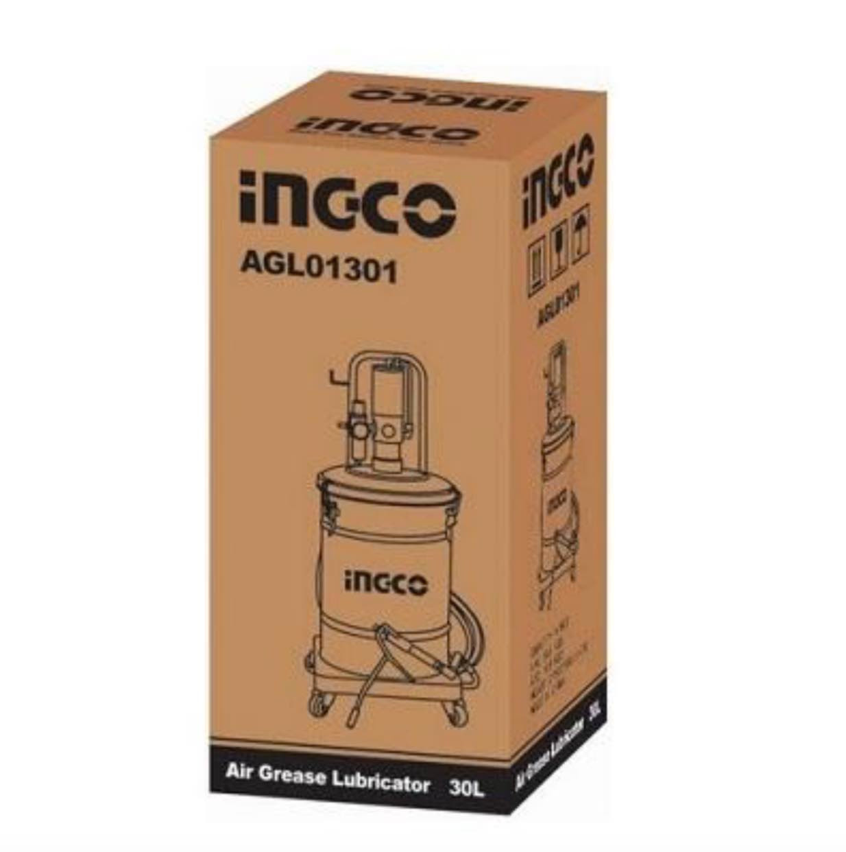 Air Grease Lubricator 30 Liters INGCO AGL01301 GZ Industrial Supplies