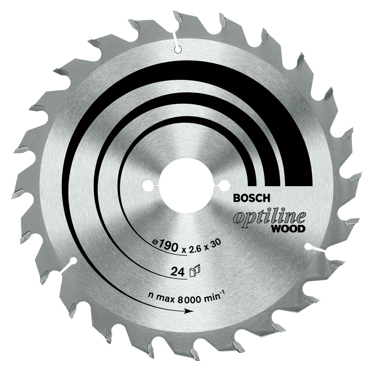 Bosch circular saw blade ecoline wood 160mm, 36 teeth. GZ Industrial