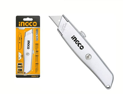 Buy Online Ingco utility knife 61x19mm HUK615 from GZ industrial