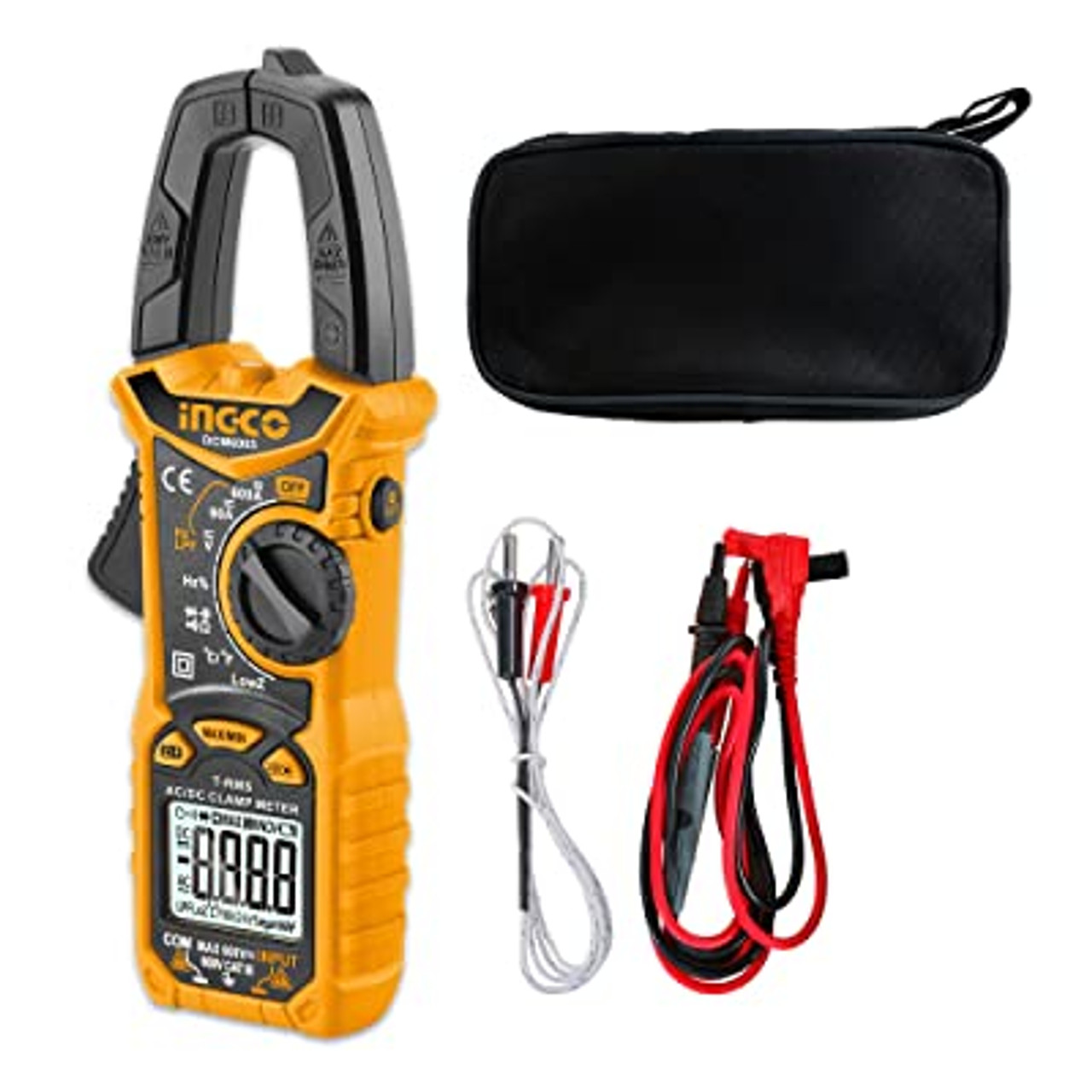 Buy online INGCO Digital Clamp Meter AC/DC 100mF DCM6005 from GZ