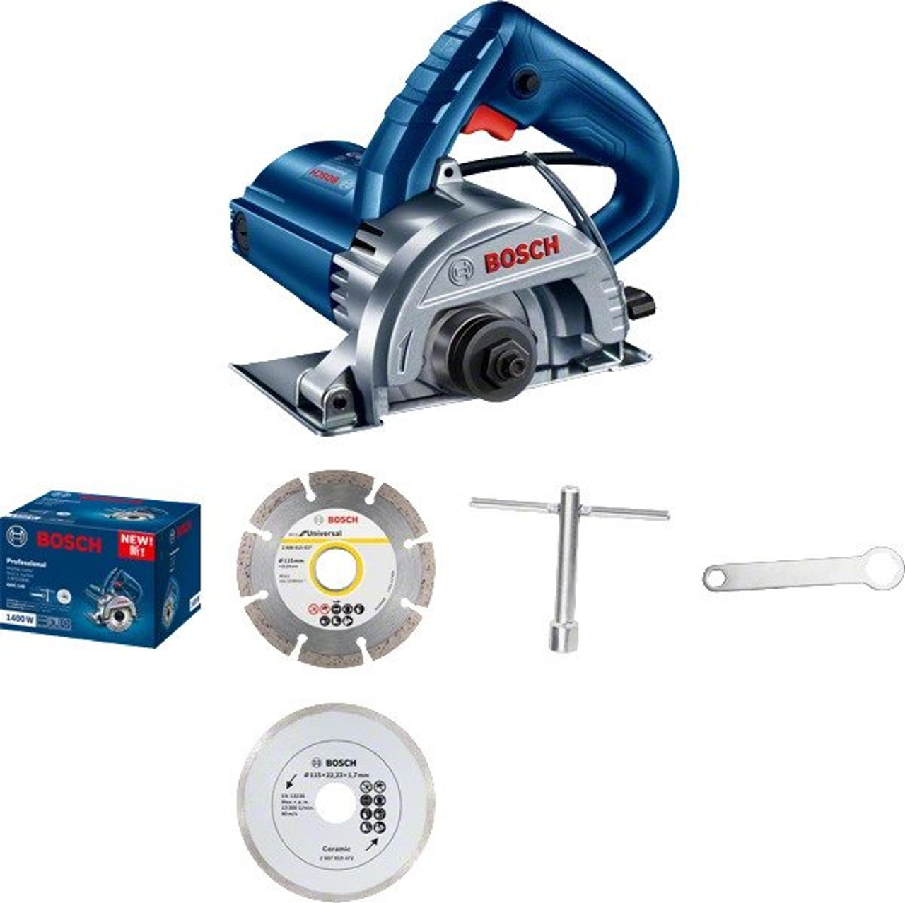 Buy online Bosch Diamond/Stone Cutter Professional GDC 140 Kit + 2