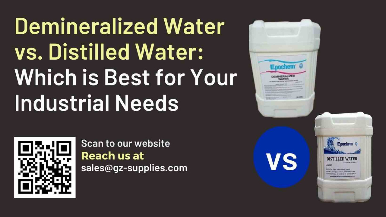 ​Demineralized Water vs. Distilled Water: Which is Best for Your Industrial Needs