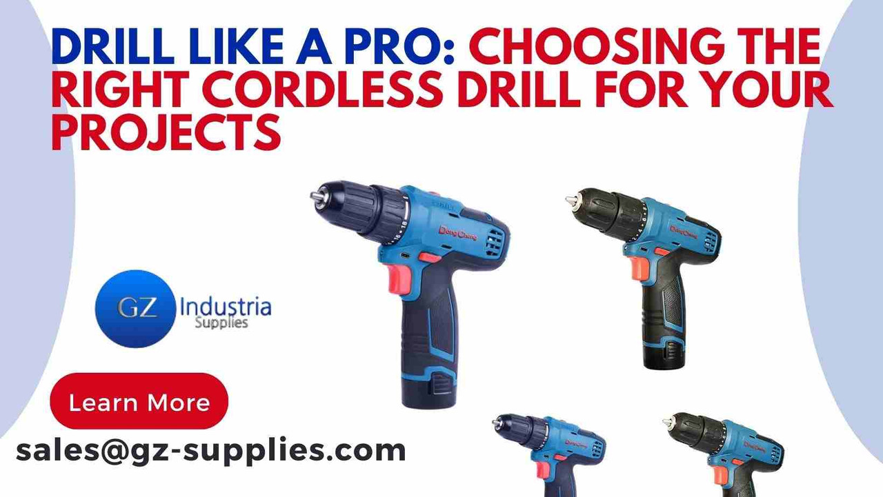 Drill Like a Pro: Choosing the Right Cordless Drill for Your Projects Drill Like a Pro: Choosing the Right Cordless Drill for Your Projects