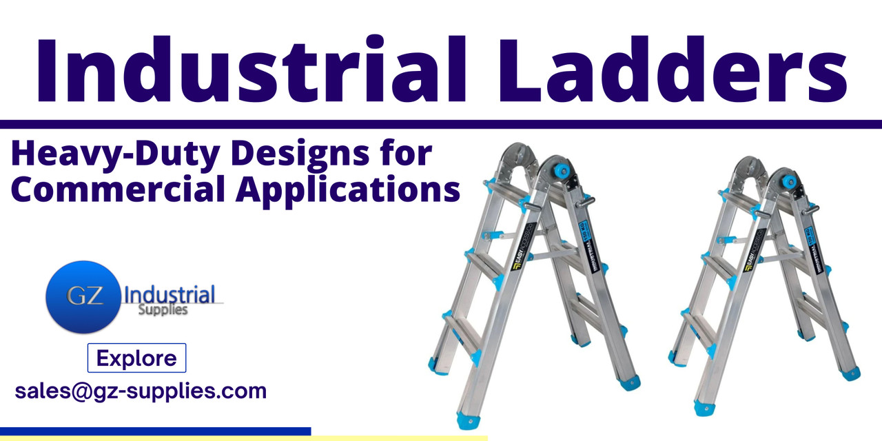 Industrial Ladders: Heavy-Duty Designs for Commercial Applications Industrial Ladders: Heavy-Duty Designs for Commercial Applications