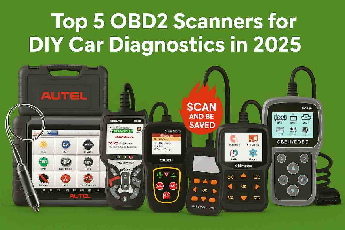Top 5 OBD2 Scanners for DIY Car Diagnostics in 2025